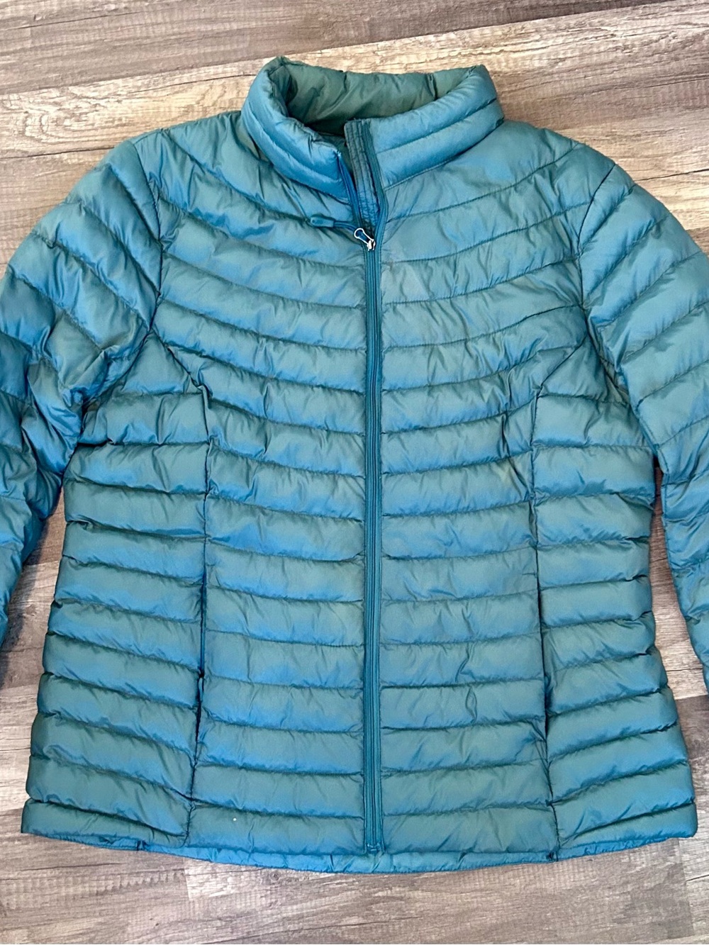 32 Degrees Women's Teal Packable Quilted Puffer Jacket